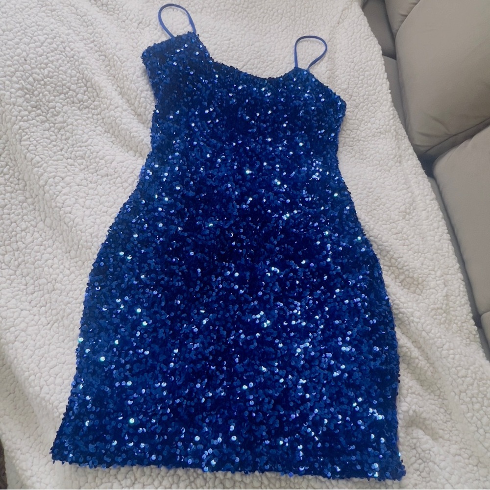 velvi brand navy blue dress